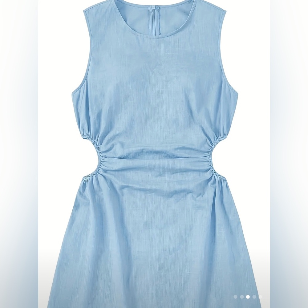 Light Blue Sleeveless Dress